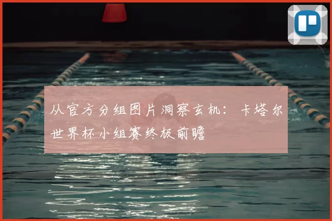 从官方分组图片洞察玄机:卡塔尔世界杯小组赛终极前瞻